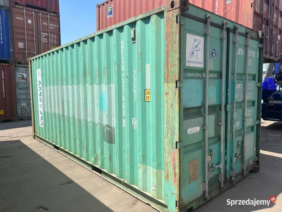 Kontener morski magazynowy 20DV 6 metrowy śląskie
