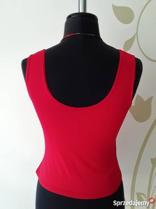 Top czerwony sportowy rozmiar 3840 TOP TINA Bez wzoru sprzedam