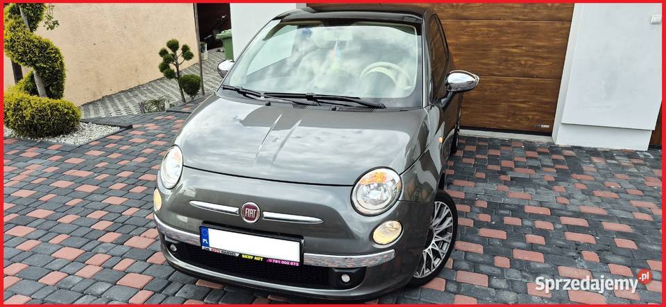 FIAT 500 LOUNGE 2011 r BENZYNKA PANORAMA KLIMA 500