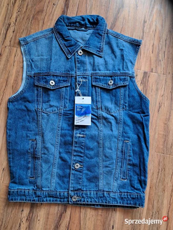 nowy jensowy bezrękawnik rozmiar z metki 2XL ale Sandomierz sprzedam