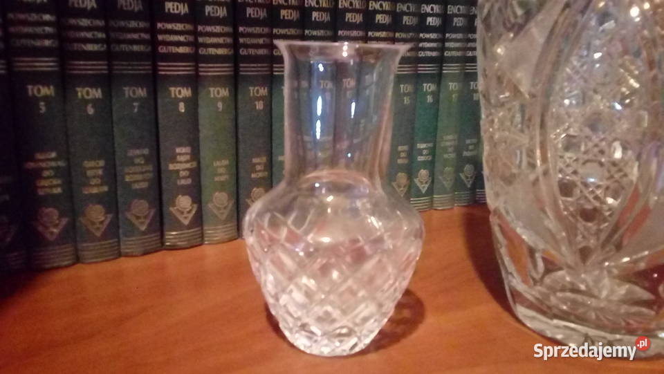 Kryształowy wazon PRL lata 70te Zamość