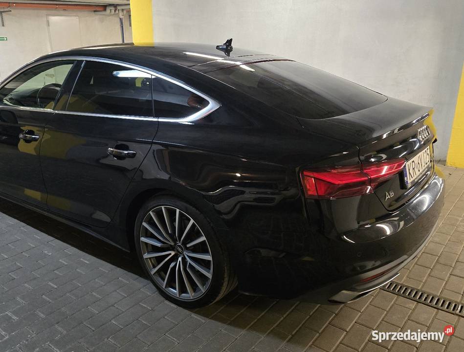 Audi A5 Sportback Salon 1wł 4x4ASO Idealny wielofunkcyjna kierownica Kraków