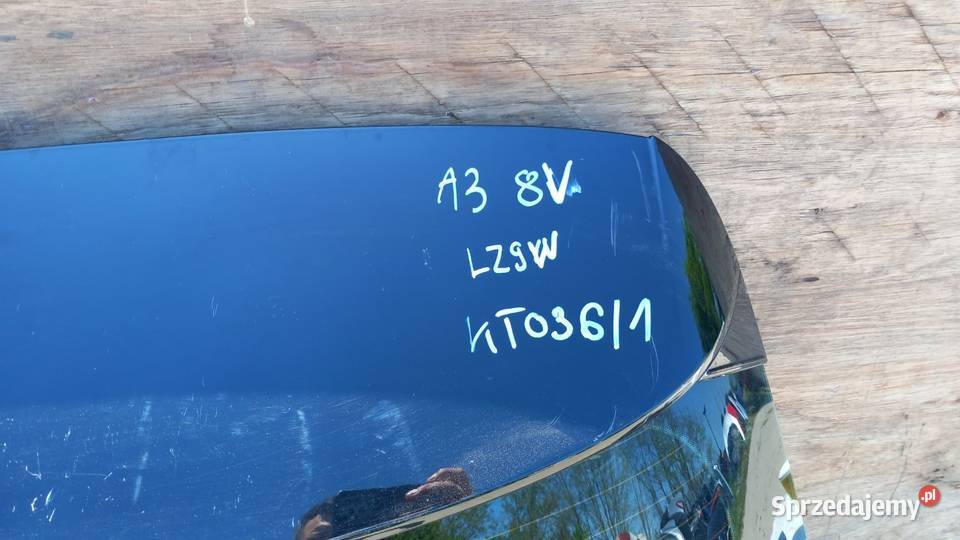 AUDI A3 8V HB 5D KLAPA TYŁ CZARNA PERŁA wielkopolskie Zbierkowo