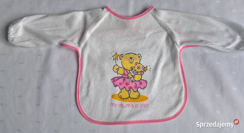 Śliniak z rękawkami podszyty ceratką 1 cowboy pomorskie Gdańsk