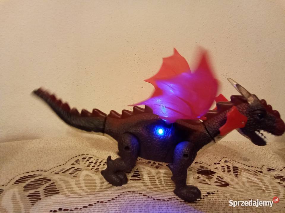 Smok ruchomy świecący i wydający dźwięk Warszawa