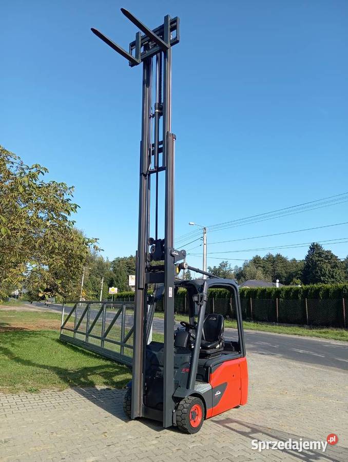 Wózek widłowy Linde E16 EVO 2016r Triplex 522m Błędów sprzedam