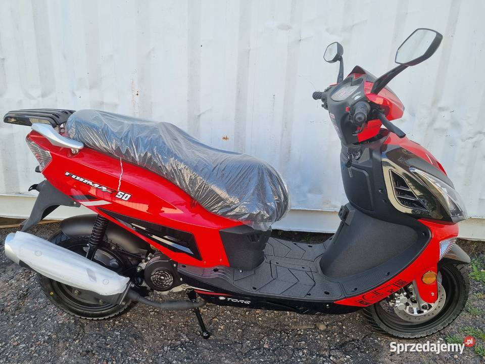 Nowy Skuter ZNEN ZNAT50 ZN50QT8F FORMAX CZERWONY Złocieniec sprzedam