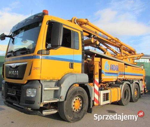 Pompa do betonu SCHWING 24m Man TGS Eur 6 mazowieckie Warszawa sprzedam