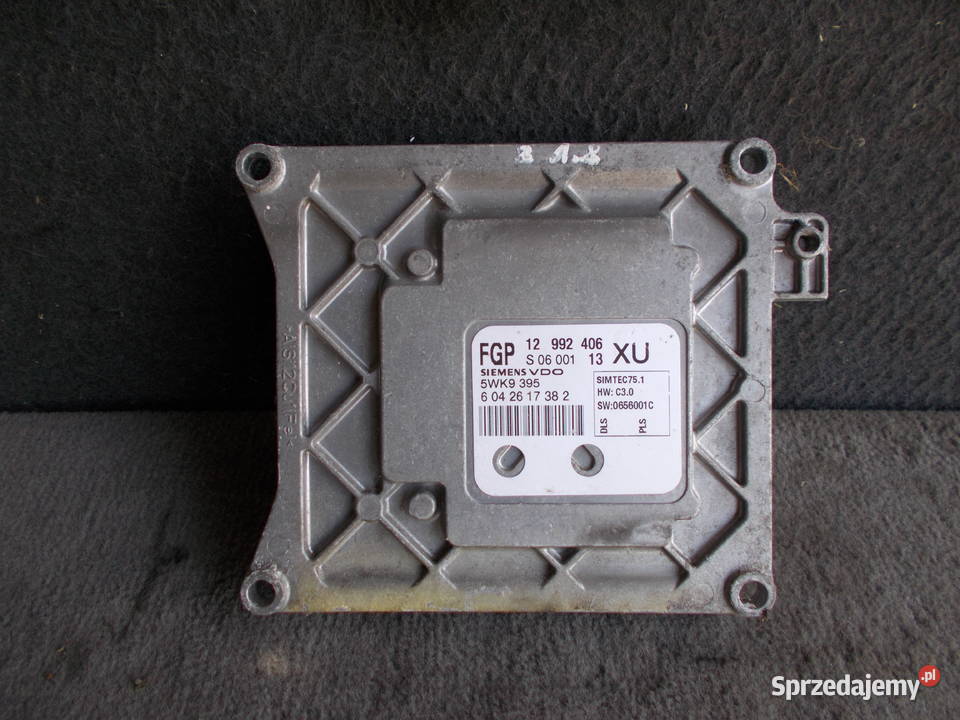 opel ZAFIRA B 18 16V komputer sterownik silnika