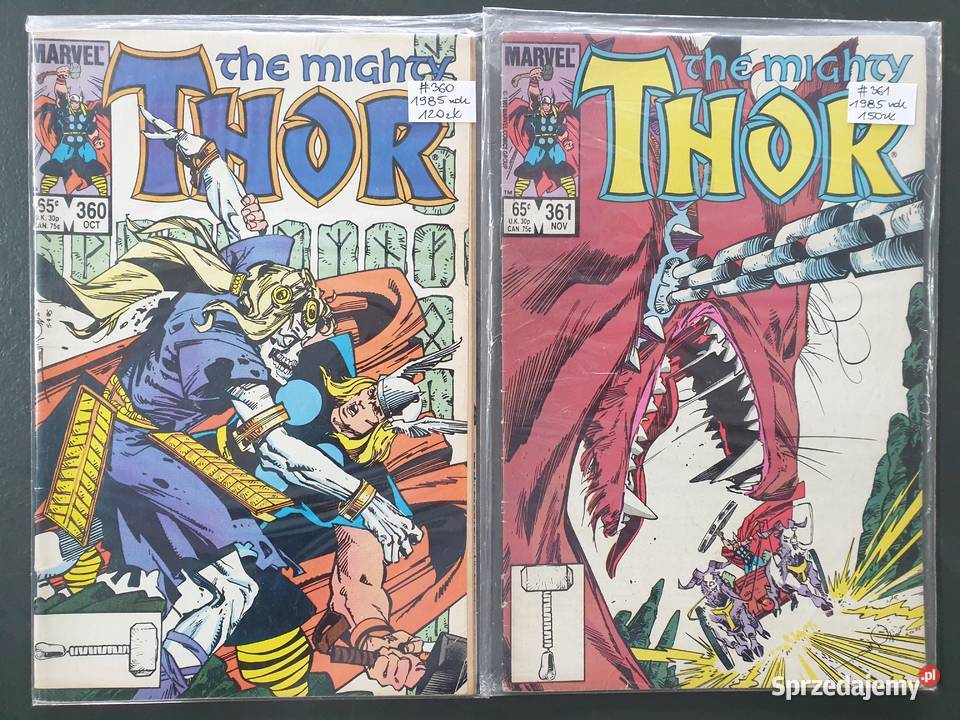 The Mighty Thor kolekcja 17 komiksów Marvel USA Gdynia