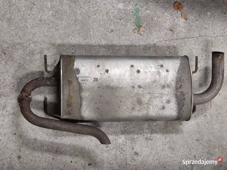 Wydech tłumik końcowy OEM Subaru impreza III GH Rok produkcji 2009 Skoczów