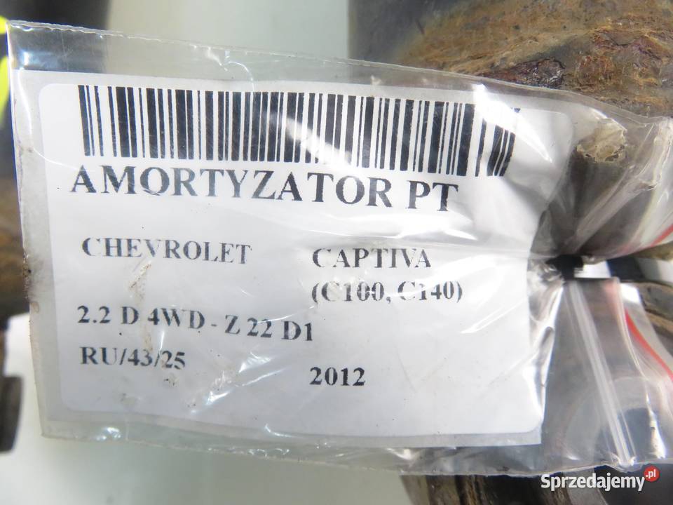 AMORTYZATORY TYŁ CHEVROLET CAPTIVA C100 C140