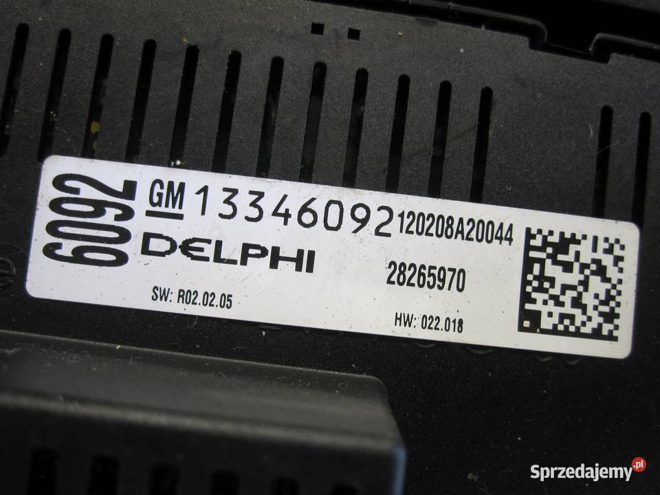 OPEL MERIVA B 12r panel radia klimatyzacji świętokrzyskie Kielce