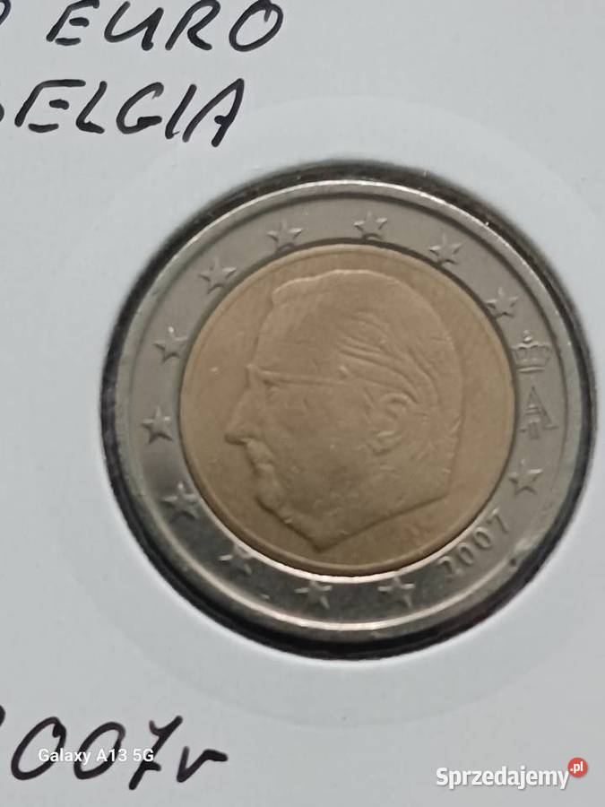 2 Euro Belgia 2007 r Konin