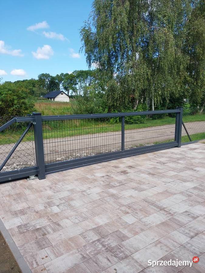Brama przesuwna 2D komplet PRODUCENT Bramy Szczecin