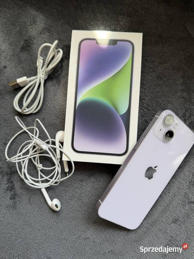 Sprzedam iPhone 14 128 GB w kolorze fioletowym Warszawa