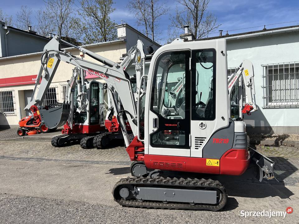 Wynajem minikoparka 19 tony Takeuchi TB219 Bez Bielsko-Biała auto wynajem