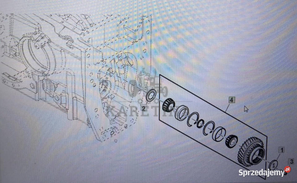 JOHN DEERE RE579674RE579676przekładnia Pozostałe Jastrzębniki sprzedam