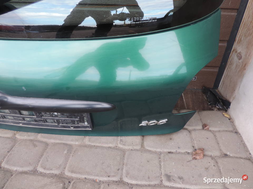 KLAPA TYLNA BAGAŻNIKA PEUGEOT 206 KQM osobowe Nowy Sącz sprzedam