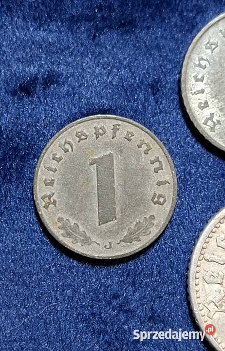 5 x monety III Rzesza 151050 Reichspfennig róźne Wejherowo sprzedam