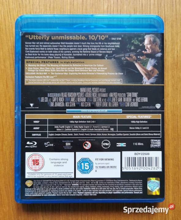 Gran Torino Bluray En 2008 Clint Eastwood sprzedam