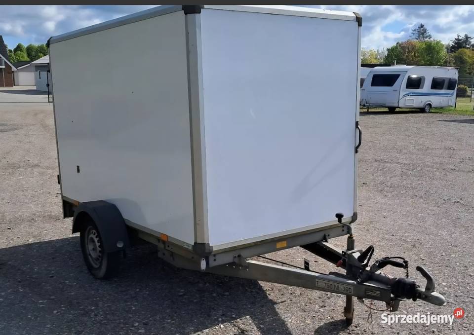 Przyczepa kargo kontener cargo hamowana box pełny VAT Kraków