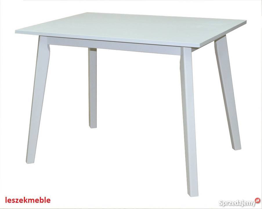 STÓŁ PROSTOKĄTNY KUCHENNY BIAŁY ŁAWA 100 70 MDF 75cm sprzedam
