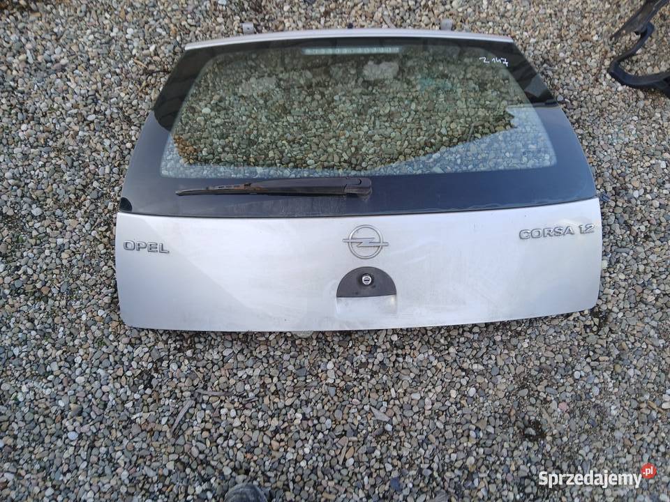 Klapa tył tylna Bagażnika Opel Corsa C lak Z147 Klapy bagażnika Radłów