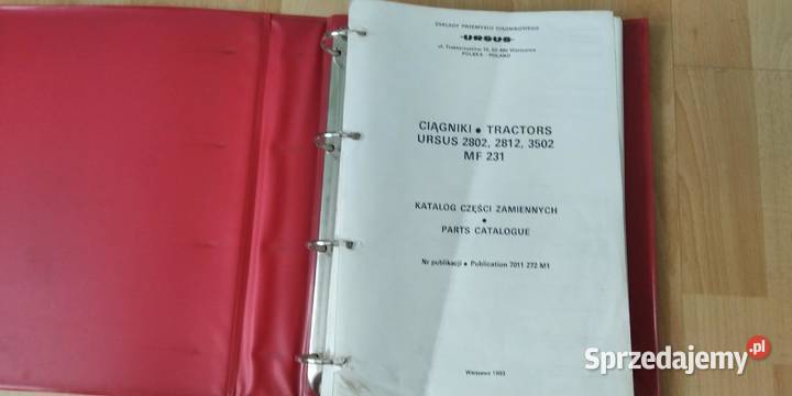 Katalog części ciągnik Ursus 280228123502MF231 Lublin