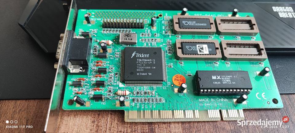Karta graficzna TRIDENT PCI 1MB Chełmża sprzedam