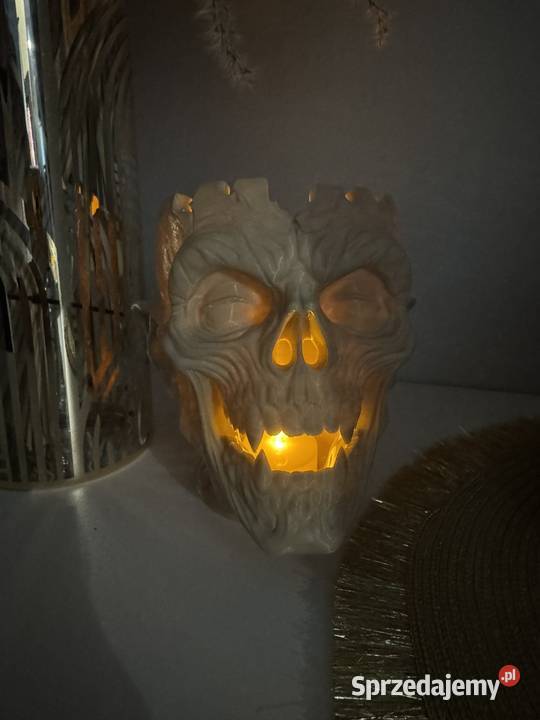 Dekoracja Halloween świecznik w kształcie Wyposażenie wnętrz Warszawa
