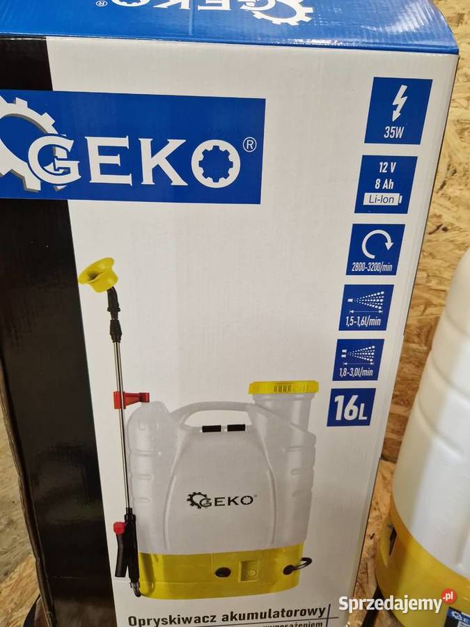 Opryskiwacz akumulatorowy 16 litrów Geko G73217 Głogowa