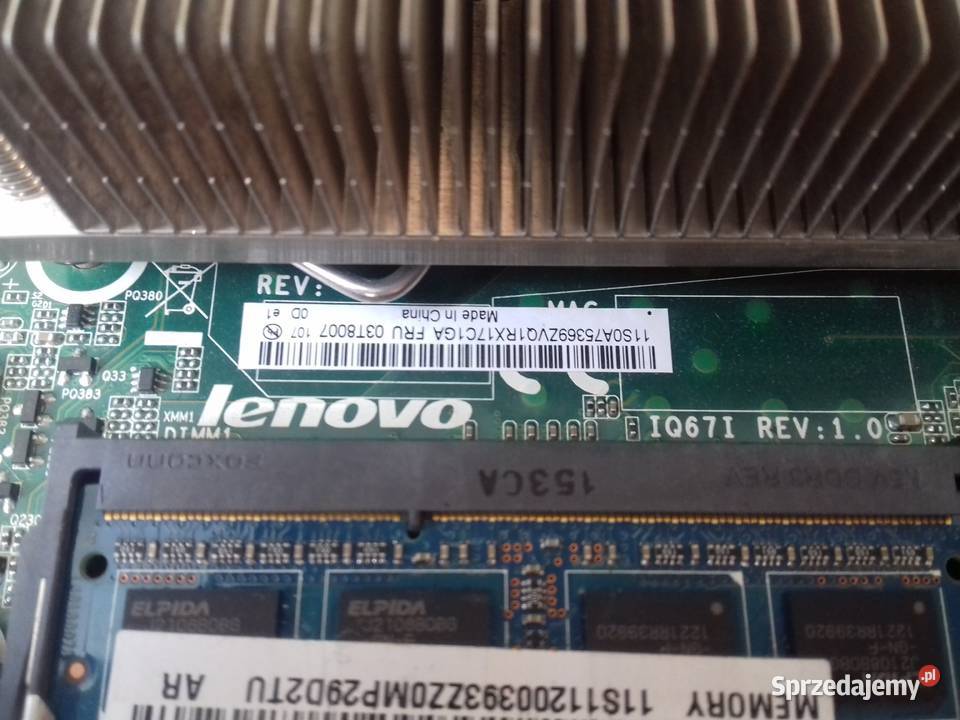 Sprzedam SFF lenovo M91p i32100 31Ghz DDR3 8GB ITX kujawsko-pomorskie Bydgoszcz