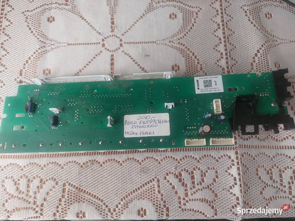 BEKO EWTV7636XAW 2471101000 MODUŁ PRALKI wolnostojące Nowy Sącz sprzedam