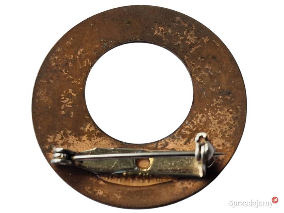 VINTAGE BROSZKA EMALIOWANA RĘCZNIE HEB CANADA Częstochowa