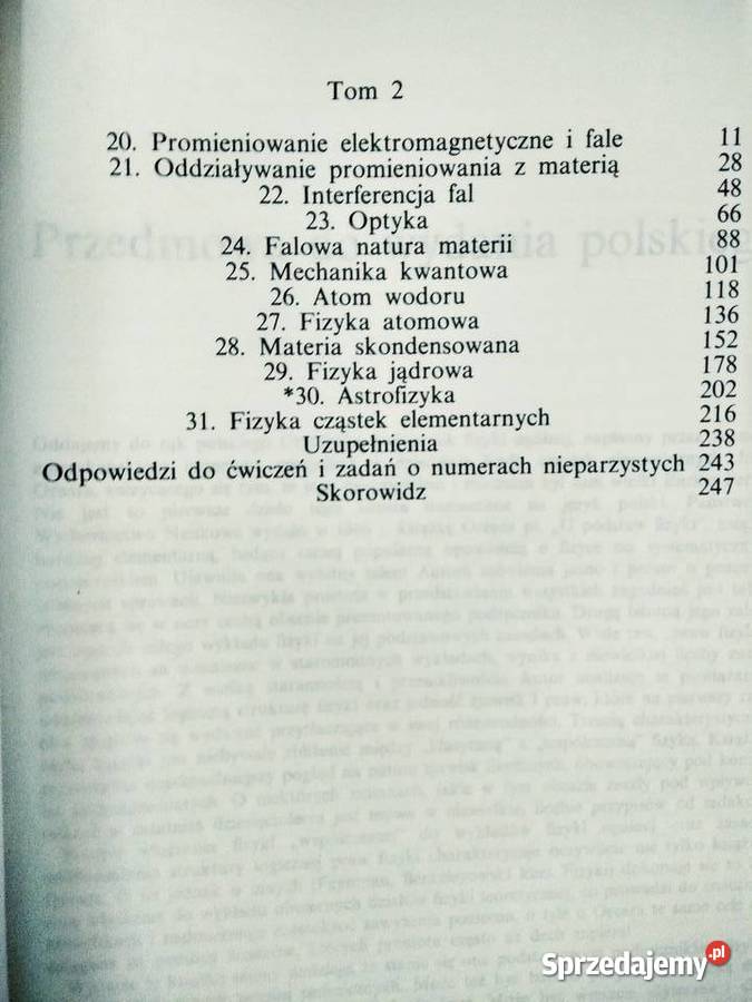 Fizyka Orear tom 1 i 2 fizyka, astronomia mazowieckie Warszawa