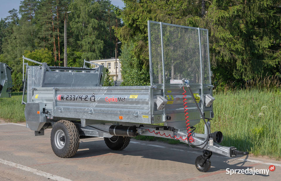 Rozrzutnik obornika jednoosiowy CYNKOMET 35 t Olesno