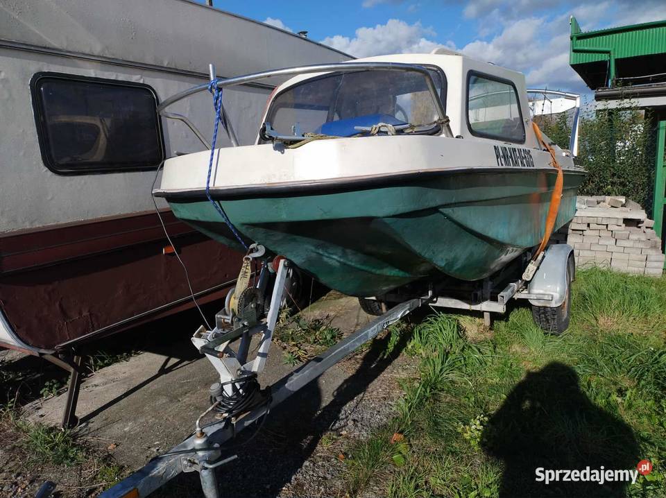 Łódka łódź przyczepa silnik ryby Zabrze