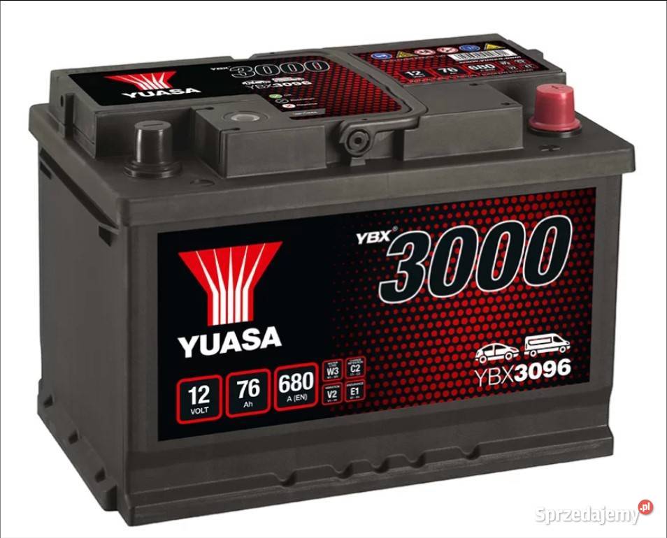 Akumulator Yuasa Standard 12V 76Ah 680A Darmowa lubelskie Lublin