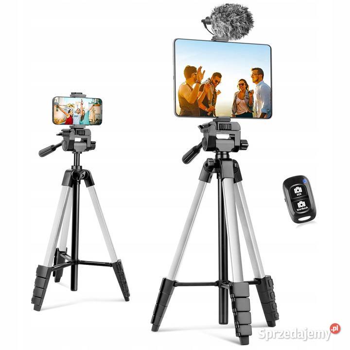 Statyw Telefonu Aluminiowy Z Pilotem Do Selfie i