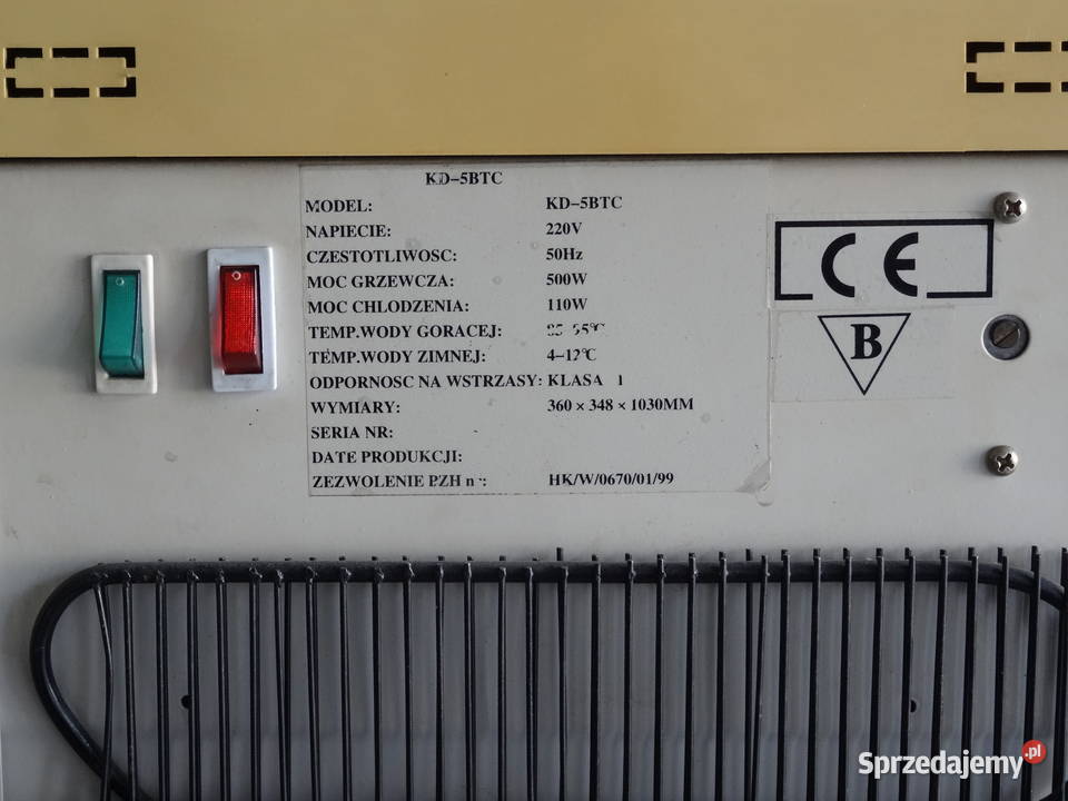 Dystrybutor wody ciepłej i zimnej Suchy Las sprzedam