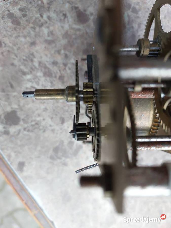 M084 Mechanizm starego zegara GB Gustav Becker Antyki Tczew