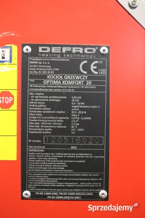 Piec DEFRO i ogrzewacz wodny ERmet