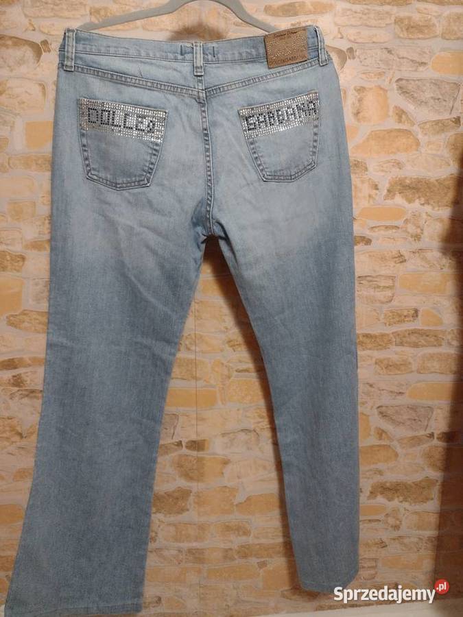 DOLCEGABBANAW34 L32Dżinsowe spodnie jeansy z Rozmiar 40(L) małopolskie Kraków