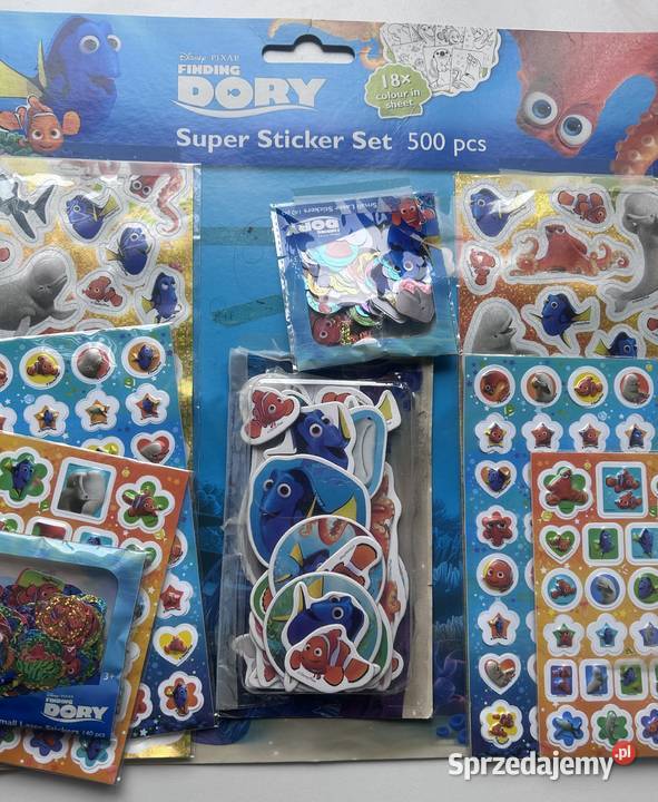 Nemo rybka Dory 500 naklejek Wrocław