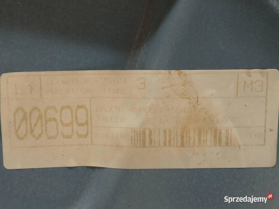 MECHANIZM SZYBY LEWY PRZÓD 3D 6L 6L3837755T Seat osobowe sprzedam
