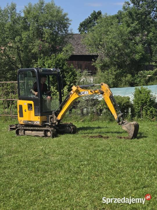 Usługi minikoparką Wykopy, roboty ziemne małopolskie Kraków