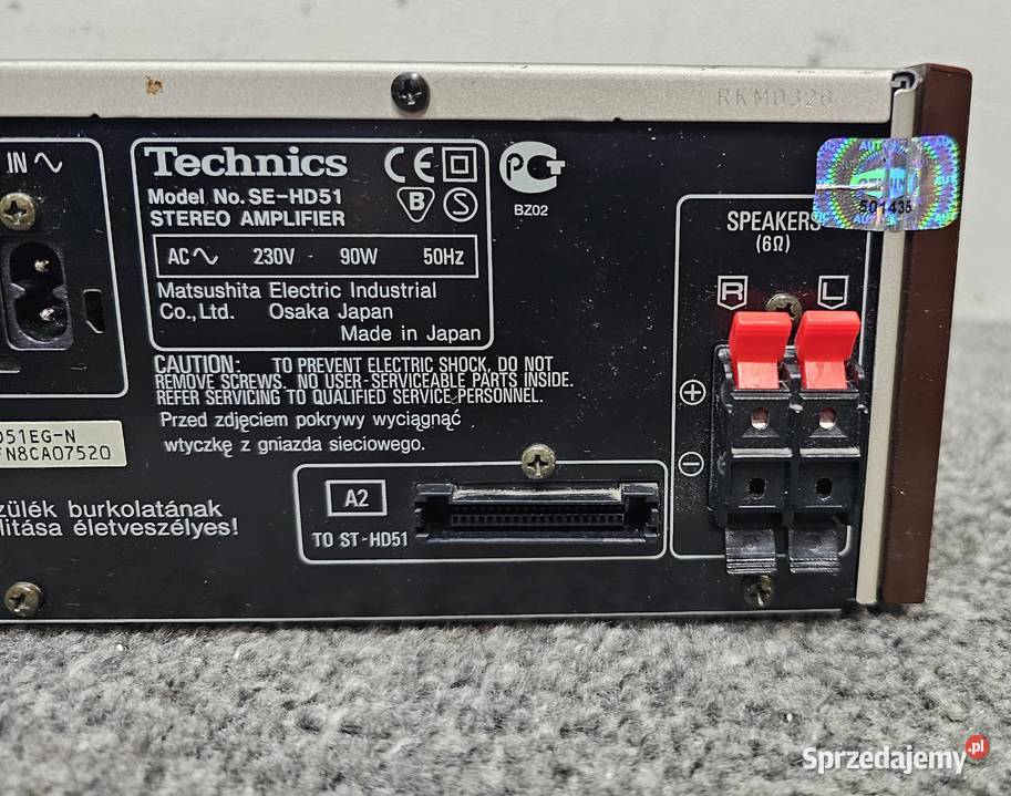 Wzmacniacz stereo Technics SEHD51