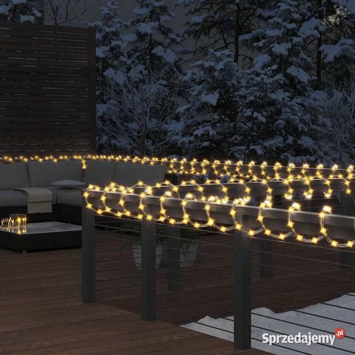 vidaXL Wąż świetlny 240 LED ciepła biel 10 m Warszawa sprzedam