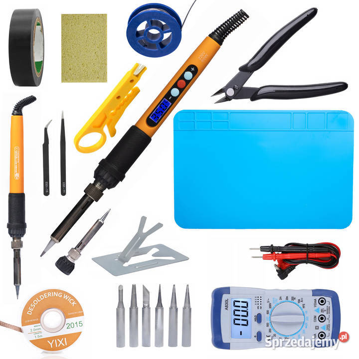 Zestaw Narzędzi Lutowniczych 21w1 Lutownica 60W małopolskie